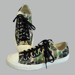 Converse Chuck Taylor All Star Sneakers Camo Green 570780F Women Size 10.5
